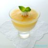 オレンジのムースとジュレ（介護食）